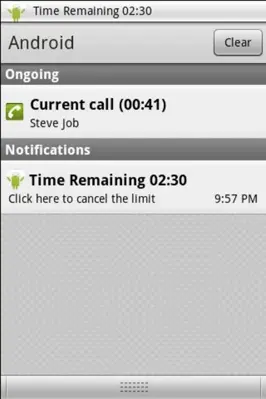 Limit My Call android App screenshot 0